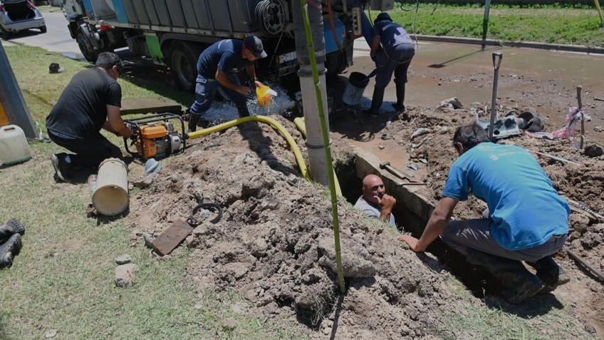 Servicios Sanitarios: corte de suministro por reparaciones en la red