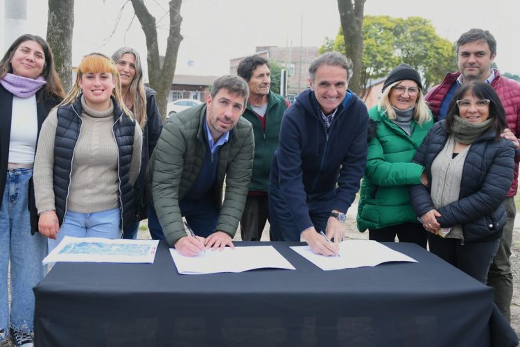 Mercedes: Ustarroz anunció junto a Katopodis la pavimentación de la Av. San Martín