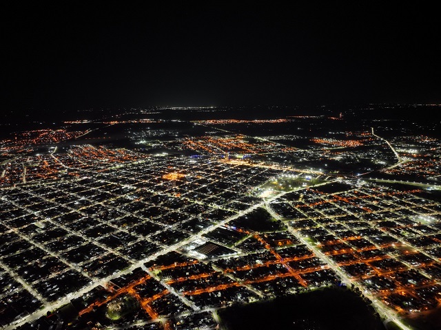 Luján: Se colocaron nuevas luminarias en tres barrios del distrito