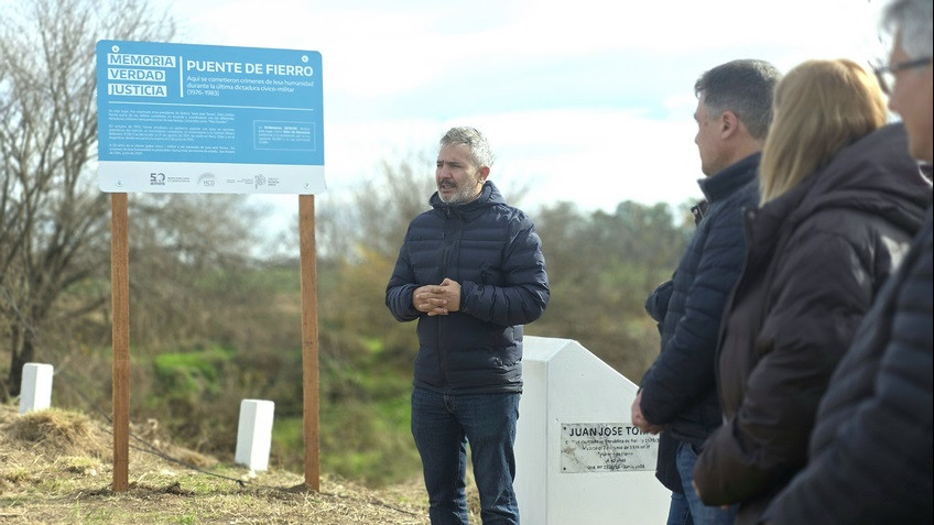 San Andrés de Giles: El Puente de Fierro fue declarado “Sitio de Memoria”