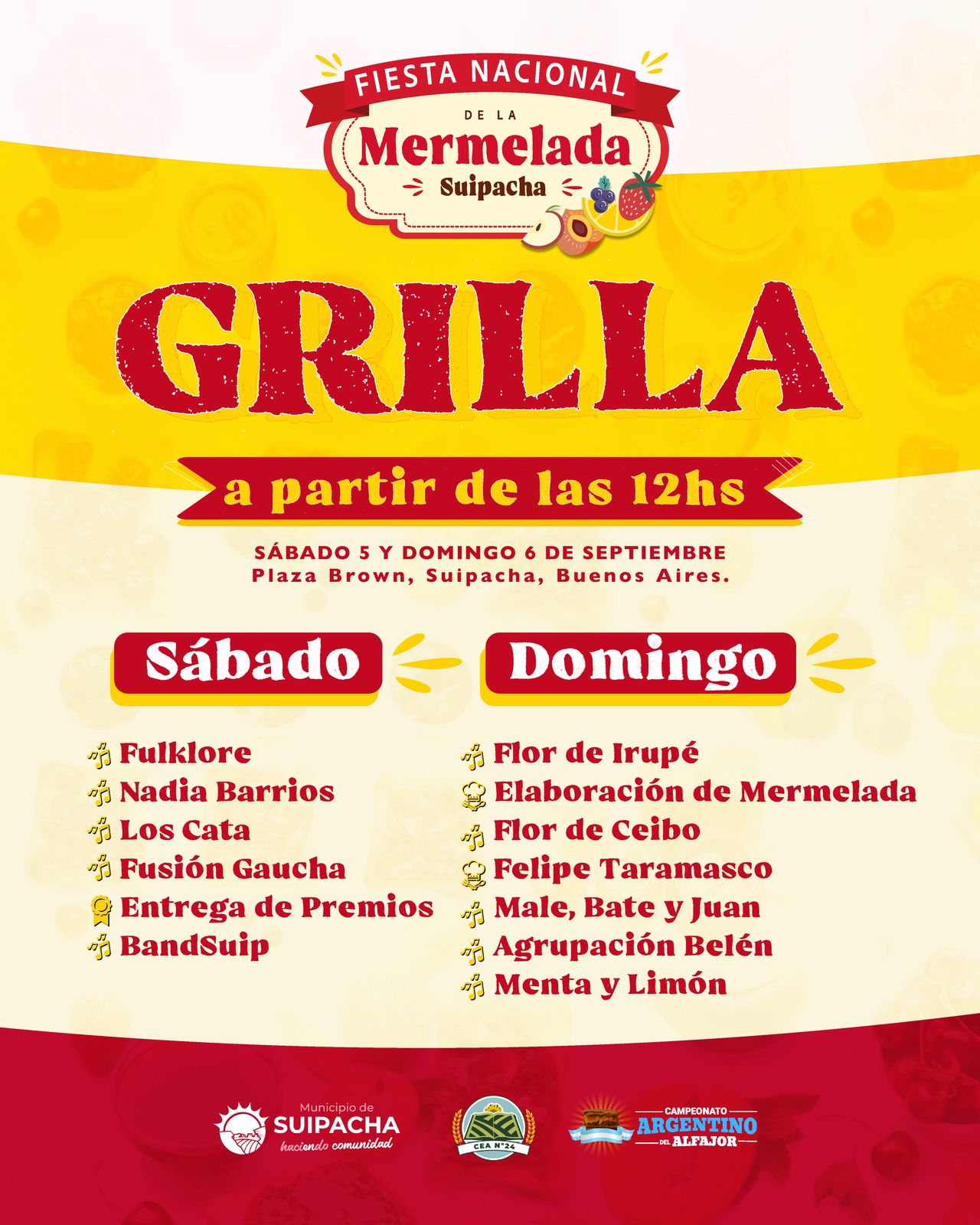 Suipacha se prepara para la 1ª Fiesta Nacional de la Mermelada
