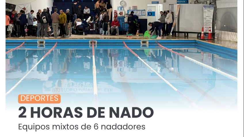 San Andrés de Giles: La Dirección de Deporte organiza la competencia “2 Horas de Nado” en el Natatorio Municipal