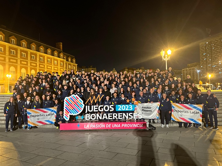 Luján: Más de 250 representantes locales disputarán la Final de los Juegos Bonaerenses en Mar del Plata